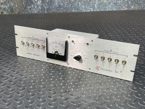 Telewave PM10C2S Wattmeter for 2 Antennas, 10 Transmitters