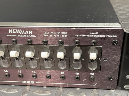 Newmar DST-20A Rackmount DC Distribution Panel 12-48V, 800A -Tested