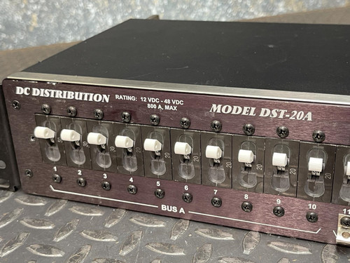 Newmar DST-20A Rackmount DC Distribution Panel 12-48V, 800A -Tested