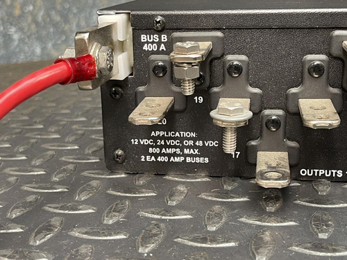 Newmar DST-20A Rackmount DC Distribution Panel 12-48V, 800A -Tested