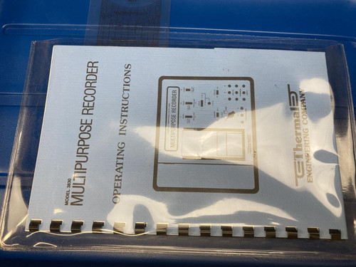 Thermal Engineering 3830 Multipurpose Recorder & 3810 Thermal Pressure Sender