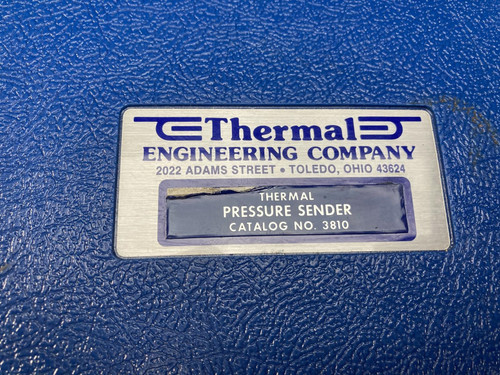 Thermal Engineering 3830 Multipurpose Recorder & 3810 Thermal Pressure Sender