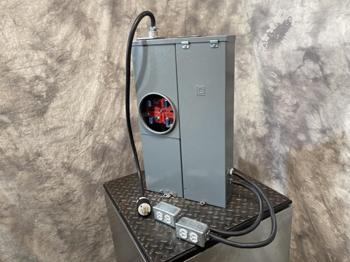 Square D SC1624M100S 100A 16 Space 24 Circuits w/ Main Breaker Meter Socket Square D SC1624M100S