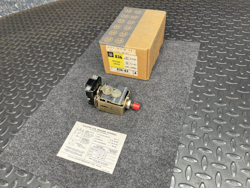 Allen-Bradley Bulletin 836-A3 Series A Pressure Switch -Unused Allen-Bradley