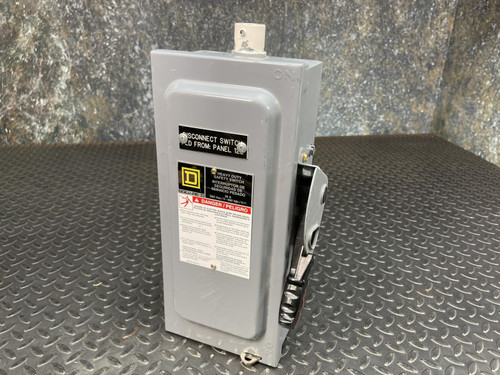Square D HU361 Heavy Duty Safety Disconnect Switch 30A 600V Square D HU361
