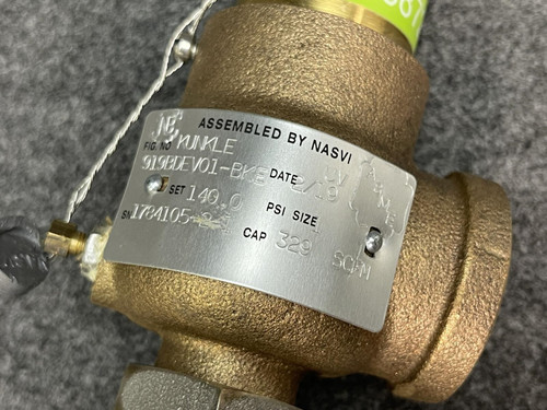 Kunkle Valve 919BDEV01-BKE 1", 140 PSI - Unused