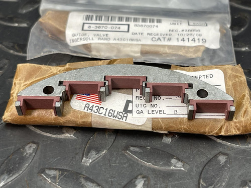 Lot of 2 Ingersoll-Rand A43C16WSA Guide Valves, 141419 - Unused