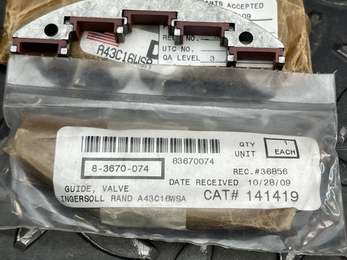 Lot of 2 Ingersoll-Rand A43C16WSA Guide Valves, 141419 - Unused
