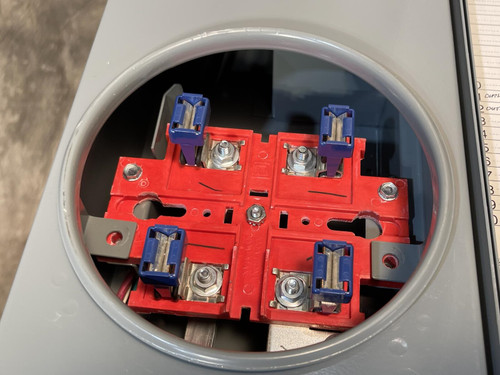 Square D SC1624M100S Meter Socket 16 Space 24 Circuits w/Main Breaker 100A + 20A