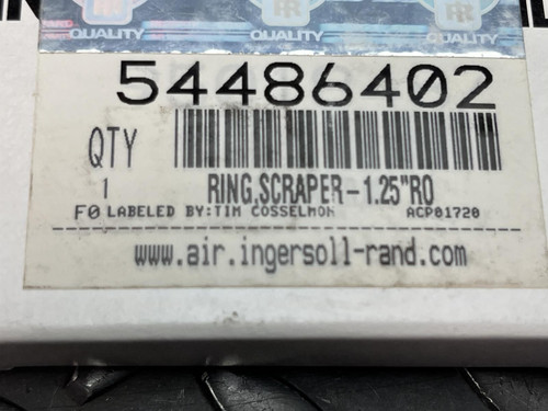 Ingersoll-Rand 54486402 Rod Oil Ring Scraper 1.25"