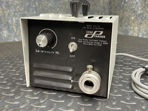 Cole Parmer 9741-50 Illuminator Light Source for Fiber Optic - Tested