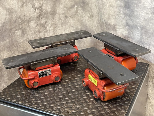 4 Hevi-Haul CS-3/P Compact Swivel Skates/Dollies w/ Custom Mounting Plate Hevi-Haul CS-3/P