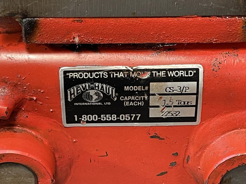 4 Hevi-Haul CS-3/P Compact Swivel Skates/Dollies w/ Custom Mounting Plate