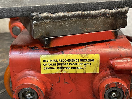 4 Hevi-Haul CS-3/P Compact Swivel Skates/Dollies w/ Custom Mounting Plate