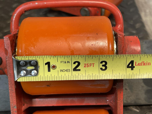 4 Hevi-Haul CS-3/P Compact Swivel Skates/Dollies w/ Custom Mounting Plate