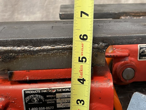 4 Hevi-Haul CS-3/P Compact Swivel Skates/Dollies w/ Custom Mounting Plate