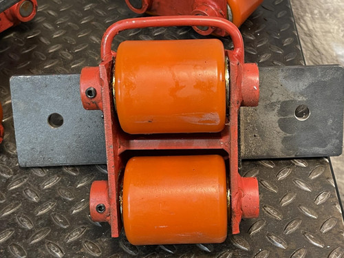 4 Hevi-Haul CS-3/P Compact Swivel Skates/Dollies w/ Custom Mounting Plate