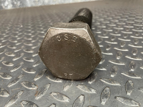 Lot of 7 CopperState Fastener Grade B7 Hex Bolts 1-3/4" x 8" - Unused