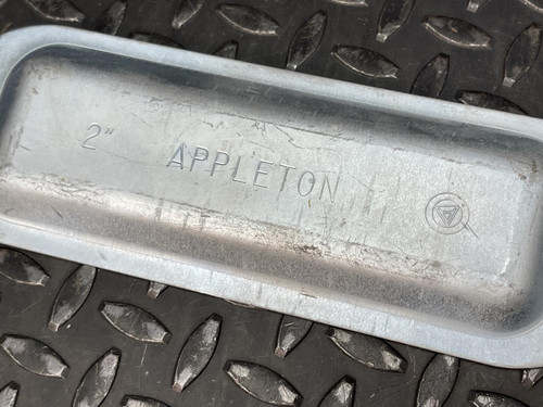 Lot of 5 Appleton K-200 2" Conduit Body Covers - Unused