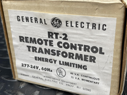 GE RT-2 Remote Control Transformer Energy Limiting 277-24V 60Hz