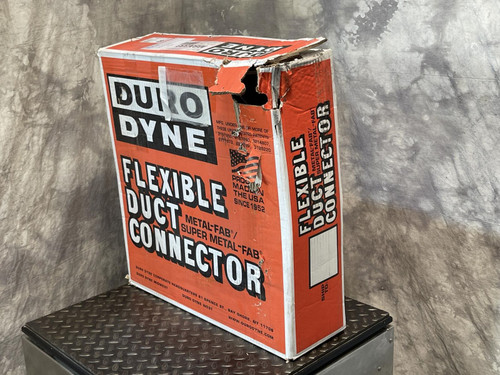 DuroDyne MBX333 Flexible Duct Connector 3"x3"x3", 100 Ft, - Unused
