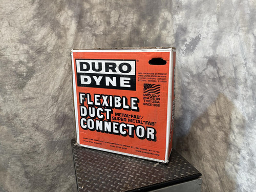 DuroDyne MBX333 Flexible Duct Connector 3"x3"x3", 100 Ft, - Sealed