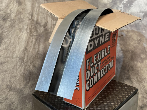 DuroDyne MBX333 Flexible Duct Connector 3"x3"x3", 100 Ft, - Sealed