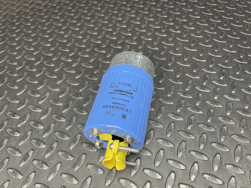 Hubbell HBL26519 60-Amp Plug 60A 600V 4P 5W HUBBELLOCK
