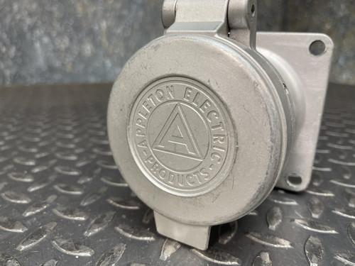 Appleton ADR6034 Receptacle, 60 Amp, 4-Pole, 3-Wire Pin & Sleeve