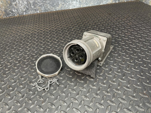 Russell & Stoll 7324 Receptacle w/ Angle Box 60a 600v 4W 3P Russell & Stoll 7324