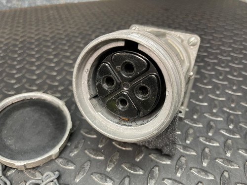 Russell & Stoll 7324 Receptacle w/ Angle Box 60a 600v 4W 3P