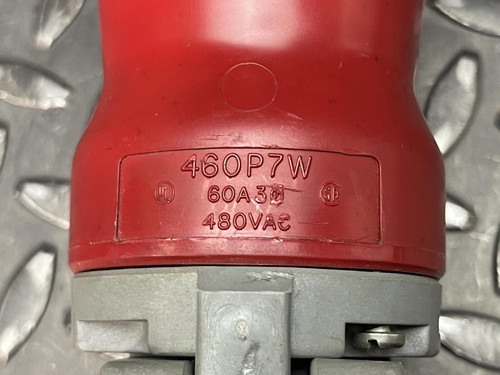 Hubbell 460P7W 60A 4 Wire Male Connector Plug