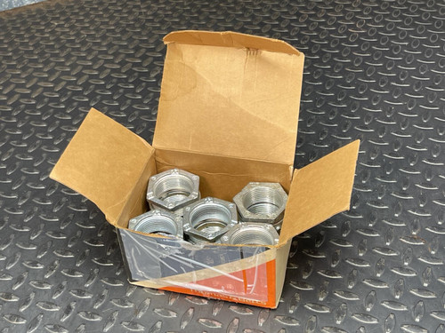 Lot of 5 Thomas & Betts 678 1-1/4" Erickson Couplings - Unused