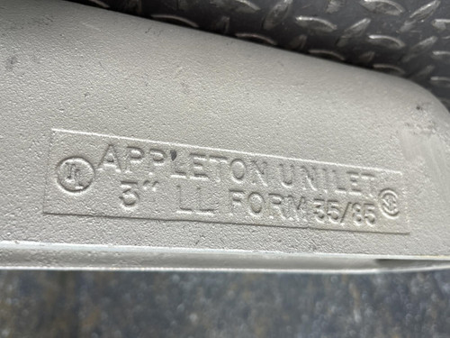 Appleton Unilet 3" LL Form 35/85 Conduit Body - Unused