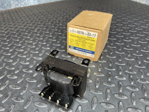 Square D 9070, E0-17 Control Circuit Transformer Series B, Open Type - Unused Square D