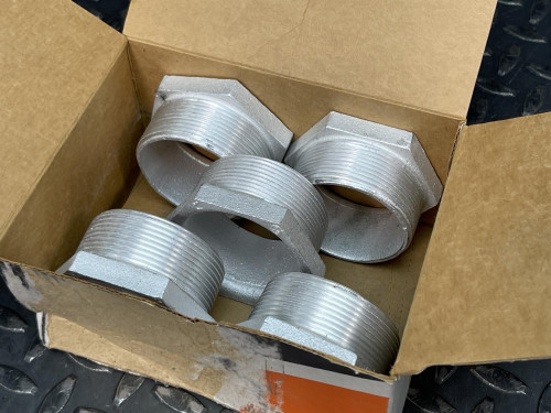 Lot of 5 Thomas & Betts 847AL 2" Aluminum Chase Nipple - Unused