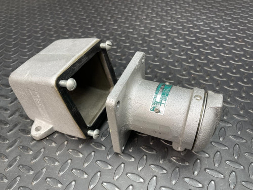 Appleton ADR6033 Receptacle 60A 600V 3W 3P with Mount Box, Used, Free Shipping Appleton ADR6033