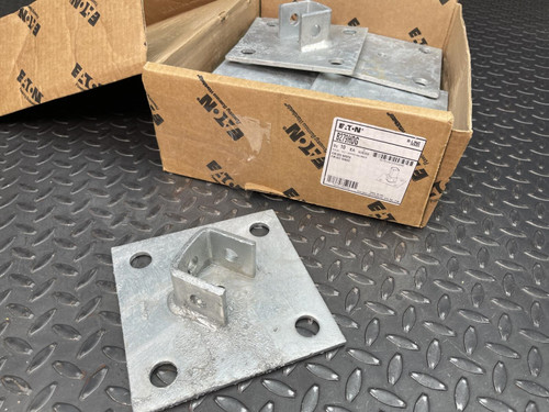 Lot of 10 Eaton B279HDG B-Line Post Base 6" Base, 1-5/8" Tall - Unused Eaton