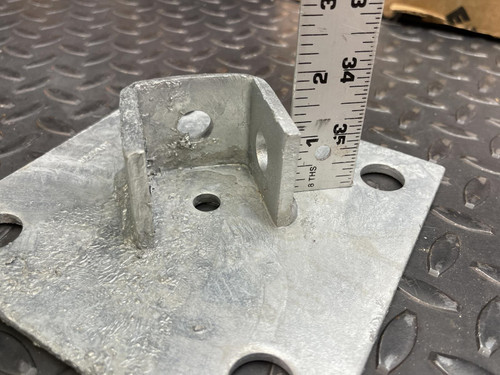 Lot of 10 Eaton B279HDG B-Line Post Base 6" Base, 1-5/8" Tall - Unused