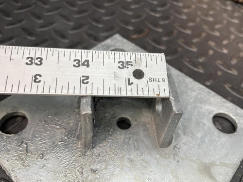 Lot of 10 Eaton B279HDG B-Line Post Base 6" Base, 1-5/8" Tall - Unused