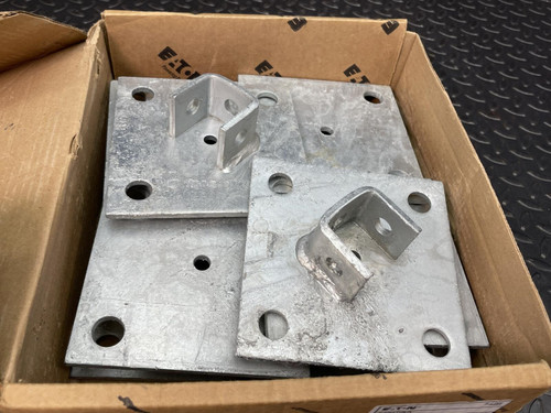 Lot of 10 Eaton B279HDG B-Line Post Base 6" Base, 1-5/8" Tall - Unused