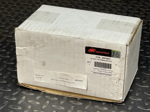 Ingersoll Rand 22612931 Solenoid Drain Valve - Unused