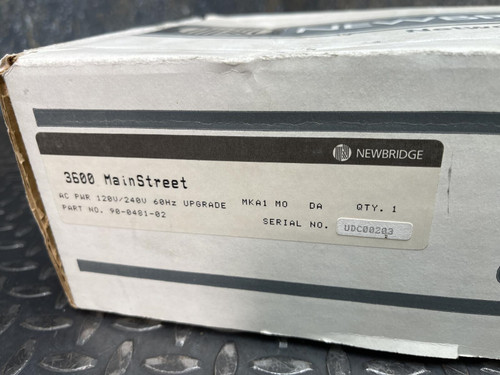 Newbridge 90-0481-02 3600 Mainstreet 120VAC PS Power Supply - NIB