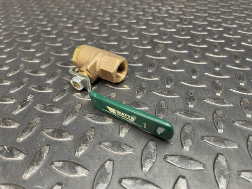 Lot of 2 Watts B6000 3/8" NPT Ball Valve 150 WSO, 600 WOG - Unused