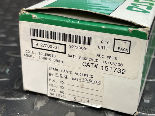 Asco Redhat 238610-088-D Replacement Coil for Solenoid Valve
