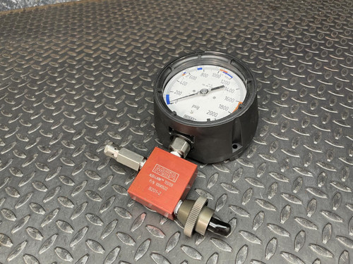 MSA Audi-Alarm Tester 10045522, 0-2000 PSIG MSA 10045522