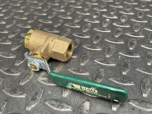 Lot of 2 Watts 3/8" NPT Ball Valve B6000, 150 WSO, 600 WOG - Unused