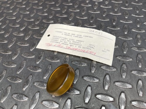 Crosby Valve & Gage Co. N92401 Safety Disc Insert - Unused Crosby Valve & Gage Company N92401