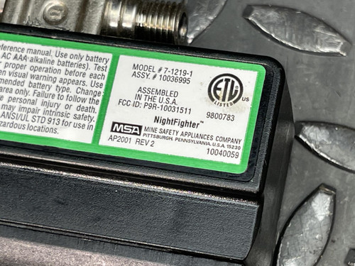 MSA 10036995 / 10061542 Nightfighter HUD Transmitter / Receiver MMR 4500