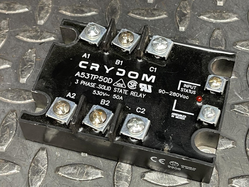 2 - Crydom A53TP50D, A53TP50D-10, 3-Phase Solid State Relay SSR